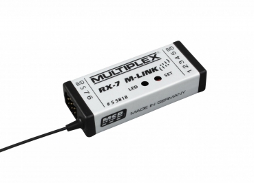 Multiplex Empfänger RX-7 M-LINK 2,4 GHz Artikel-Nr.: 55818